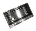 304 Stainless Steel Silver Kitchen Sink for Home, Restaurant, and Hotel1