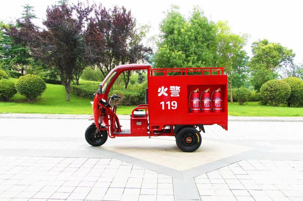 Small electric fire truck