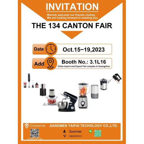 134th Autumn Canton Fair Convite da data de 15 a 19 de outubro de 2023