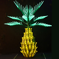 IP65 Waterproof LED Pineapple Coconut Palm Tree Garden Decor with Installation Service1
