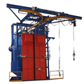 Bicycle Frame Automatic Sliding Hanger Type Shot Blasting Machine1