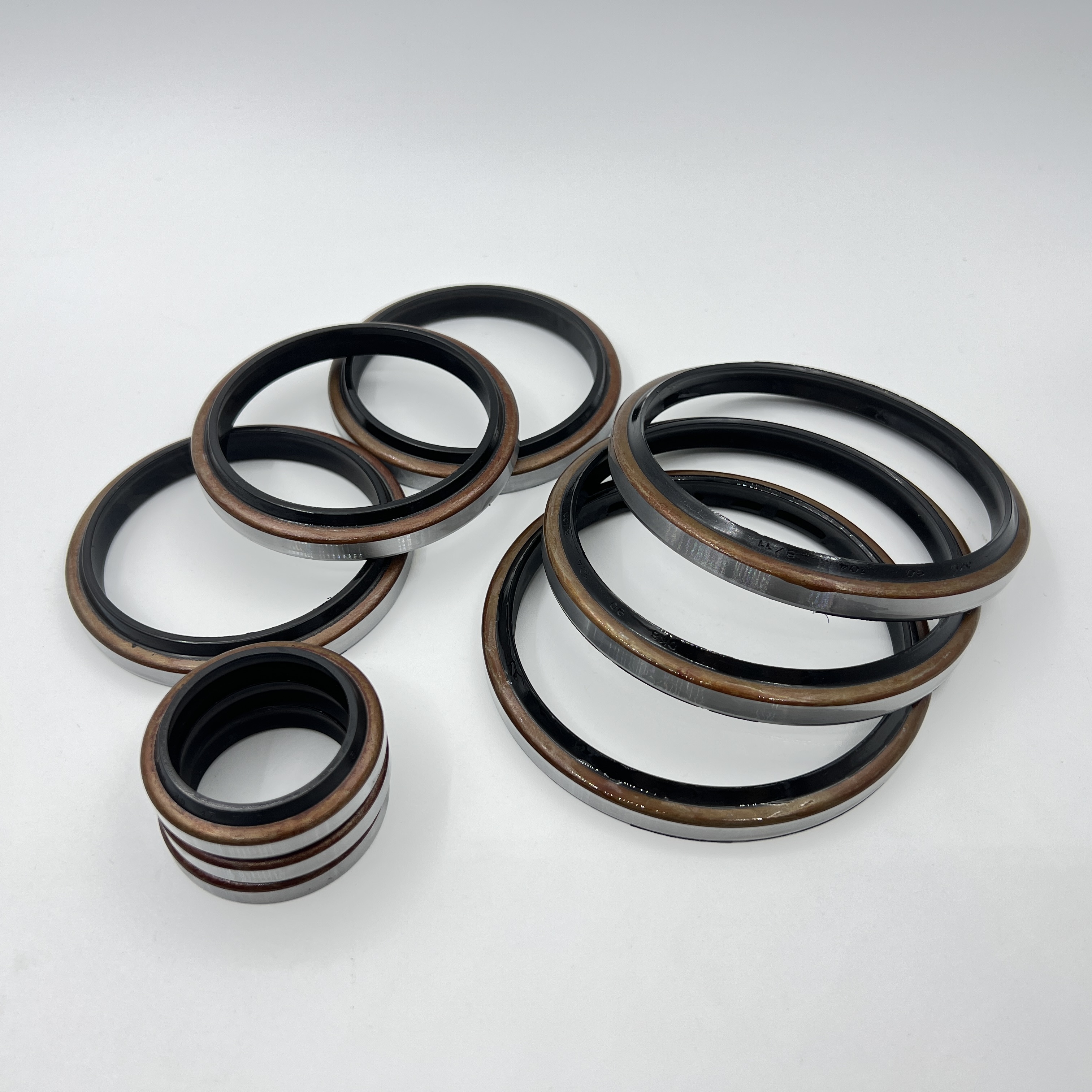 Excavator cylinder dust seal DKB black