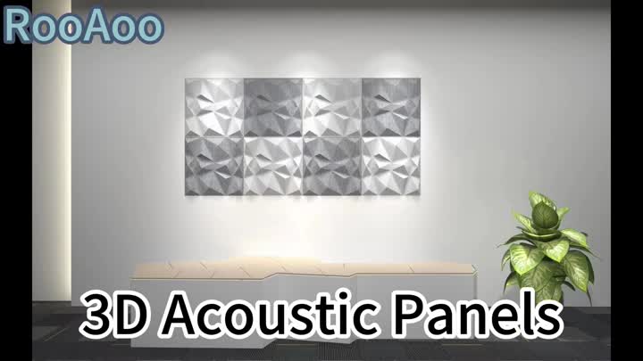 3D Polyester Acoustic Panels