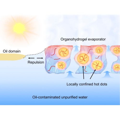 Novel platform purifies oil-contaminated seawater