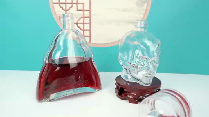 Fabbrica di bottiglie di vetro di liquori di alta qualità in Cina