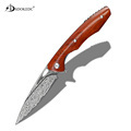 Survival Folding Knife: Utility EDC Hand Tool for Women's Self Defense and Camping with VG10 Damascus Steel1