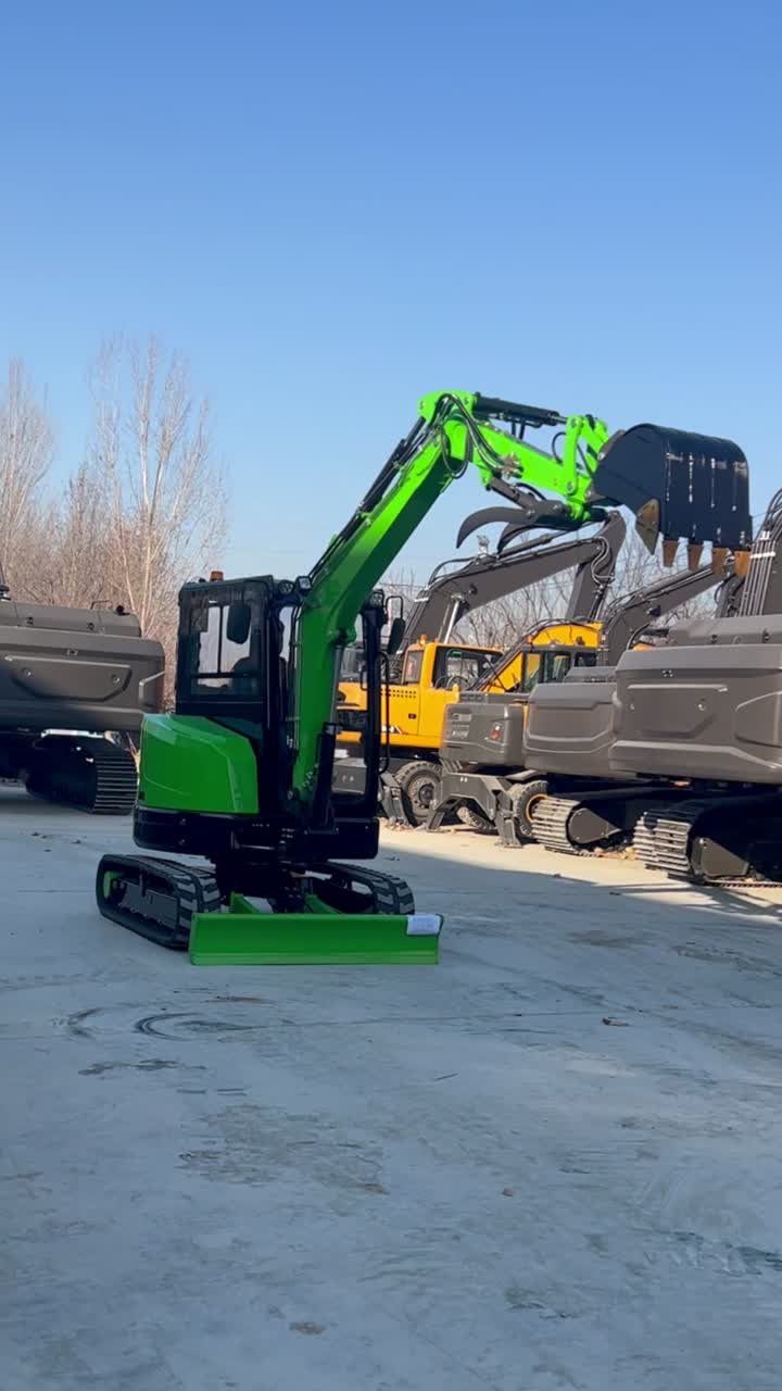 3.5T Small Crawler Excavator With Kutoba Engine 