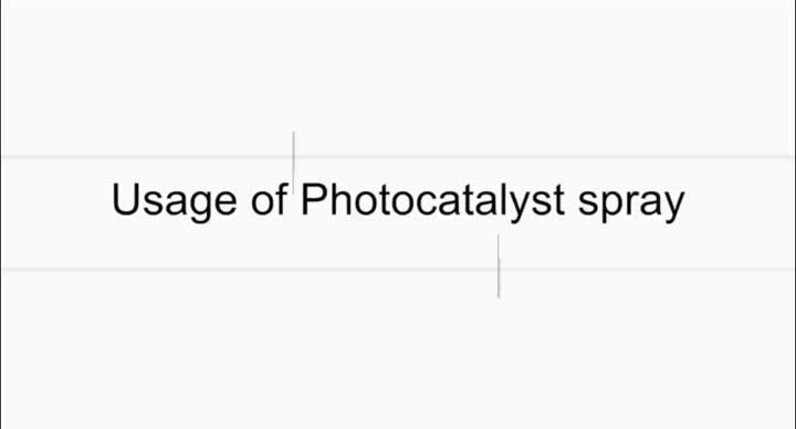 Ultra Air-Usage of Photocatalyst Spray