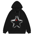 Custom Star Applique Zip Up Hoodie1