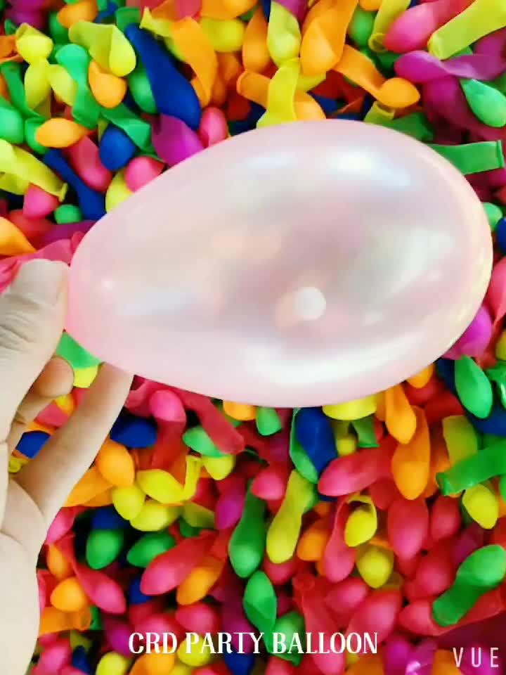 Amazon Hot Sale Summer Fiesta al aire libre Juego de agua Bomba biodegradable de 3 pulgadas Neon Color Surted Latex Color Water Balloons1
