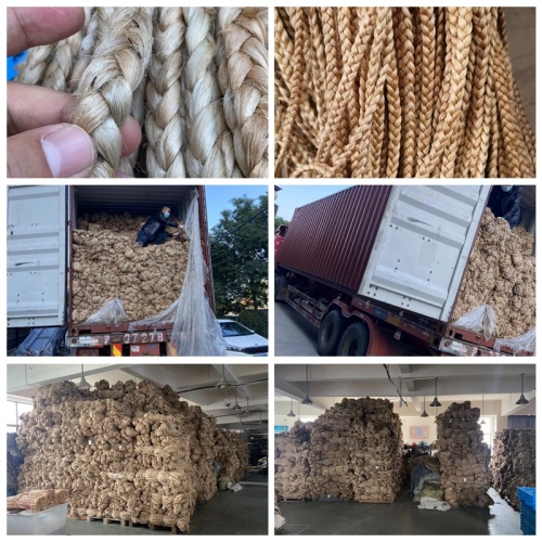 Um lof of Tope Quality Bangladesh New Jute Braids Materials entrou na fábrica, todos os clientes pls. Entre em contato conosco se precisar de tapetes de juta feitos à mão.