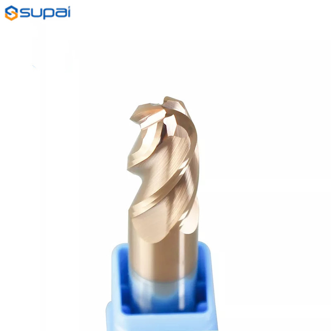 HRC58 4 Flutes Ball Nose End Mill Metal Carving Milling Cutter Engraving For Copper Steel 1