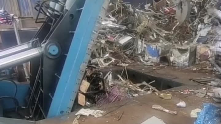 Palas de chatarra de metal de servicio pesado