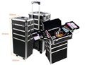 4in1 Interchangeable Aluminum Makeup Case for Makeup Artists with Wheels1