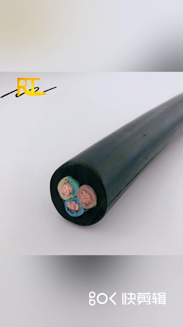 3G 1.0mm H05RN-F H05RNH2-F H07RN F 3G 0.75 Flexible Copper Rubber Insulation Submersible Flat Cable1