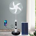 CE FCC Approved 16" Battery Solar Power Fan with LED Light - Popular New Arrivals in Ghana1