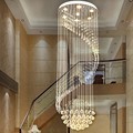 Luxury Modern Classic Hotel Lobby Flush Mount Crystal Chandeliers1