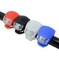 Silicone Waterproof Bike Safety Warning Light: 3 Modes LED Flashlight for Front and Rear of Bicycle Helmet1