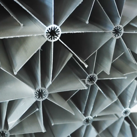 耗散耗散管道的铝轮廓