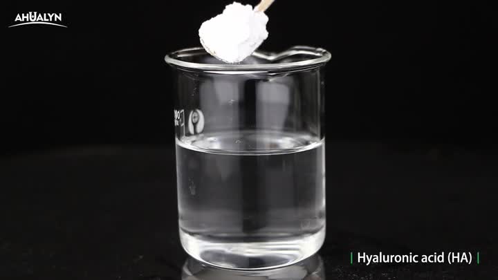 Hyaluronic acid water dissolution video