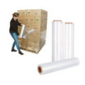 مادة تعبئة ملونة LLDPE Pallet Box LLDPE لف فيلم بلاستيكي تمتد Jumbo Roll1