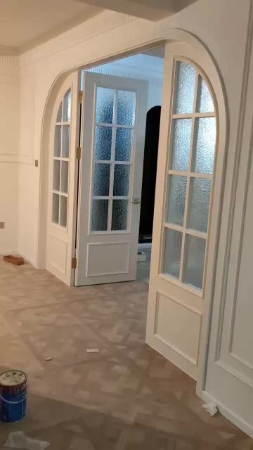 Oak solid wood door display video