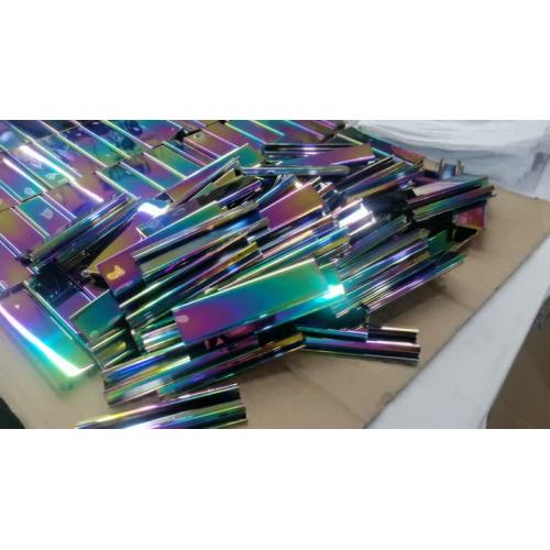 Máquina de recubrimiento de acero inoxidable con revestimiento de pvd, color arcoíris