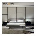 Hot selling modern design bedroom furniture upholstered bed Italian design luxury bed furniture bedroom1