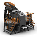 Solid Scrap Metal Recycling Line with Hammer Shredder for Cast Aluminum and Steel1