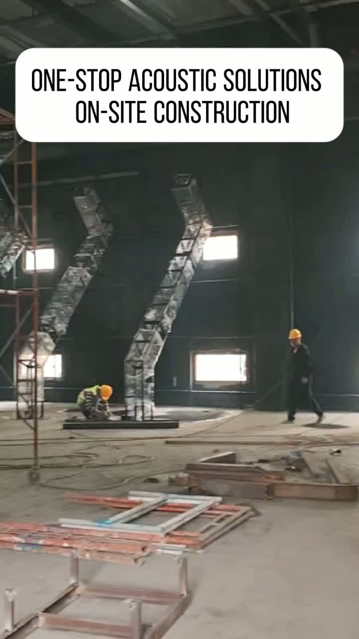 El proyecto de renovación acústica de la sala de exposición de Guangzhou Hongyang Mingdao fue realizado por Tiange Acoustics Group.