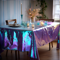 Custom Luxury Disposable Laser Table Clothes For Weddings Decorations1