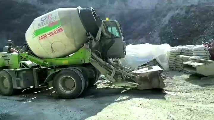 Camión mezclador de autoading
