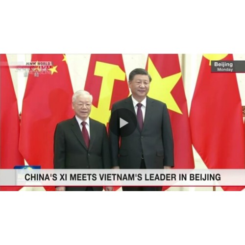 XI Cina bertemu dengan pemimpin tertinggi Vietnam di Beijing