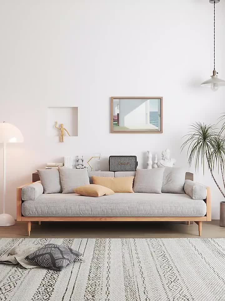 Log style sofa