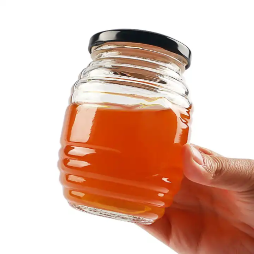 Jar de vidrio de panal: una solución de almacenamiento dulce y elegante