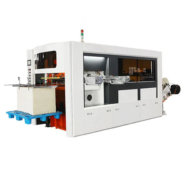 Roll Paper Feeding Die Cutting Machine for PE Coated Paper, Corrugated Paper