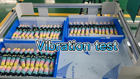 Test de vibration de la mini-vape