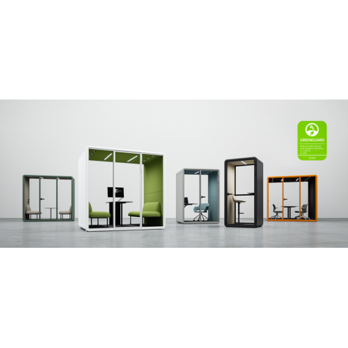 Pods de bureau acoustiques HECOR ZUM : isolation acoustique supérieure pour une concentration ininterrompue
