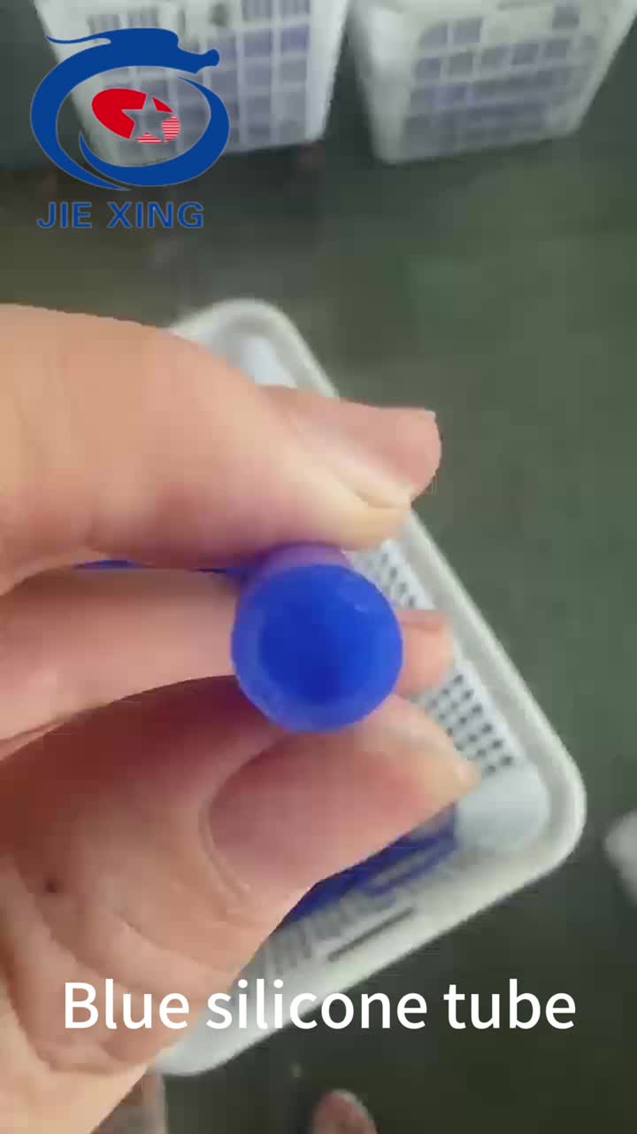 Tubo de silicone azul