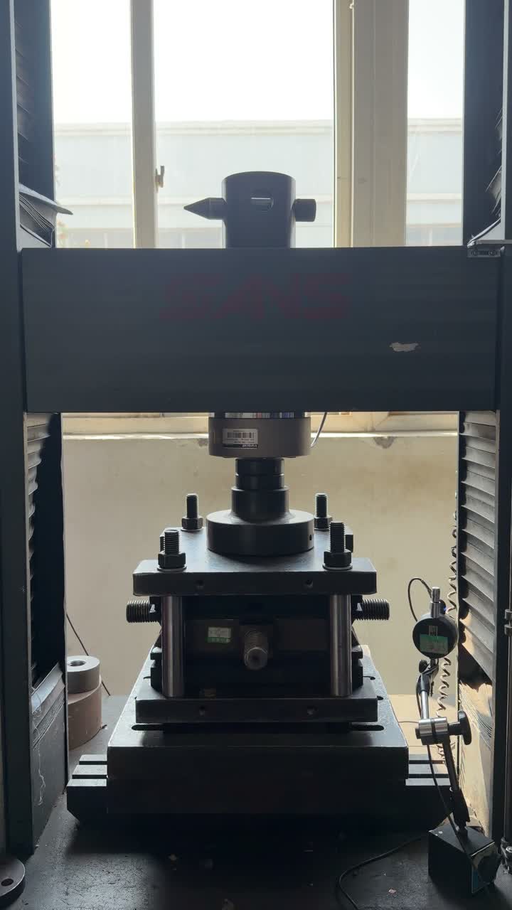 Vídeo de operação mecânica