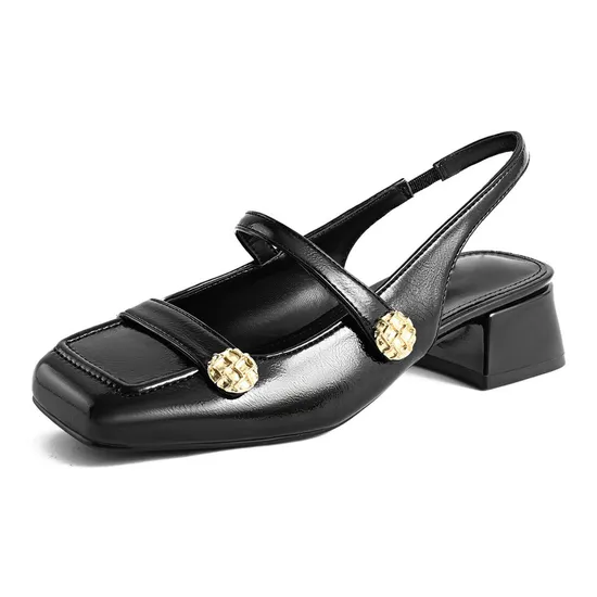 Classic Mary Jane Pumps for Office Women's Low Block Heels1