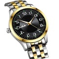 Men's Fashion Brand Stainless Steel Strap Sport Watch with Three Small Dials1