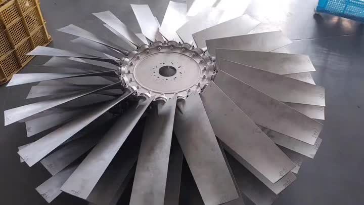 16 Blades Impulsor de ventilador de aluminio para generador