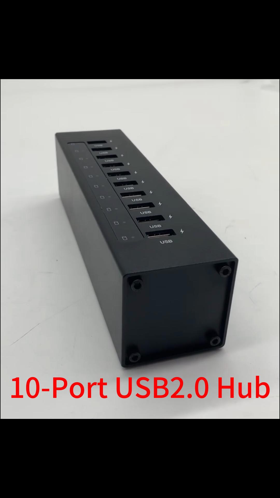 Hub USB2.0 de 10 portas