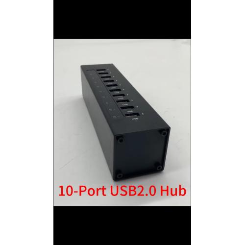 Hub USB2.0 de 10 puertos