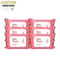 Bamboo Fiber Organic Natural Baby Wipes with Customized LOGO1