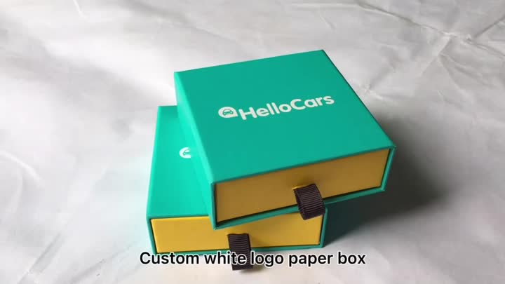 Custom logo match sliding jewelry box