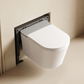 Modern Smart Toilet with Bidet - One Piece Ceramic Wall Hung Bathroom Suite1