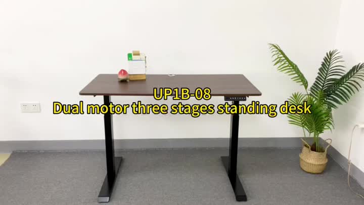 UP1A-08 Double moteur trois segments Bureau debout