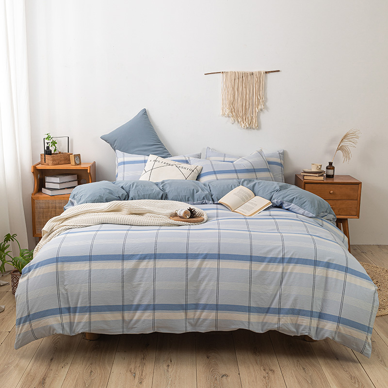 washed cotton bedding set 